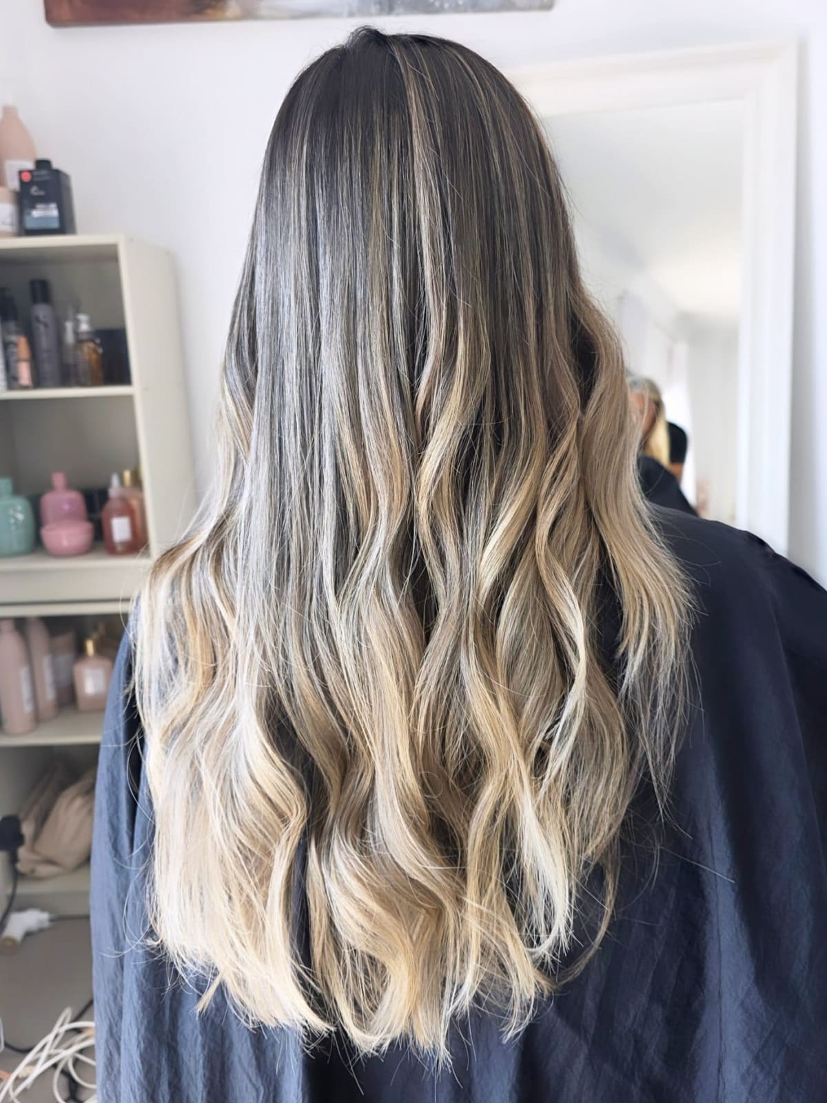 Depois — resultado de keratin extensions and styling na L'EssenzaRosa, Almancil